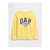 GAP Erkek Bebek Sarı Grafik Baskılı T-Shirt