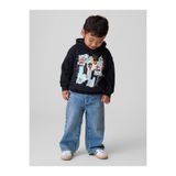 GAP Erkek Bebek Siyah Jean-Michel Basquiat VintageSoft Sweatshirt