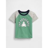 Gap Erkek Bebek Yeşil Colorblock Brannan Bear Grafik Baskılı T-Shirt - 6 - 12 Ay