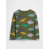 Gap Erkek Bebek Yeşil Dinazor Grafik Baskılı T-Shirt - 6 - 12 Ay