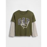 Gap Erkek Bebek Yeşil Grafik Baskılı T-Shirt - 12 - 18 Ay