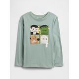 Gap Erkek Bebek Yeşil Grafik Baskılı T-Shirt - 3 Yaş