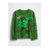 GAP Erkek Bebek Yeşil Marvel Grafik Baskılı T-Shirt