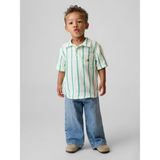 Gap Erkek Bebek Yeşil Pamuk Gauze Baskılı Polo T-Shirt - 6 - 12 Ay