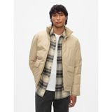 Gap Erkek Bej Geri Dönüştürülmüş PrimaLoft® Puffer Şişme Mont - 2XL