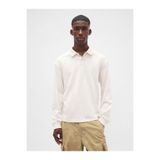 Gap Erkek Bej Heavyweight Jersey Polo T-Shirt