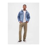 GAP Erkek Bej Straight Fit City Jean Pantolon