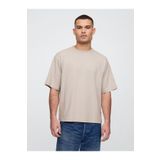 GAP Erkek Bej Vintage Soft Boxy T-Shirt
