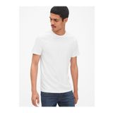GAP Erkek Beyaz Bisiklet Yaka Basic T-shirt
