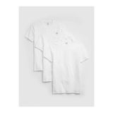 GAP Erkek Beyaz Bisiklet Yaka T-Shirt Set (3'lü)