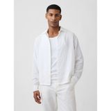 Gap Erkek Beyaz Boxy Fit Gauze Gömlek