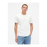 GAP Erkek Beyaz Everyday Soft Mini Logo T-Shirt