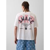 Gap Erkek Beyaz Gap × Awake Ny Relaxed Logo T-Shirt