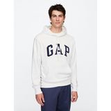 Gap Erkek Beyaz Gap Logo Fransız Havlu Kumaş Sweatshirt - XL