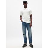Gap Erkek Beyaz Pique Polo Yaka T-Shirt - M
