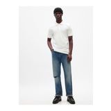 GAP Erkek Beyaz Pique Polo Yaka T-shirt