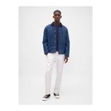 GAP Erkek Beyaz Relaxed Straight Jean Pantolon
