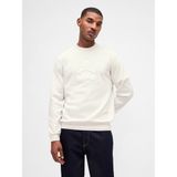 GAP Erkek Beyaz VintageSoft Brannan Bear Logo Sweatshirt