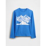 Gap Erkek Çocuk Açık Mavi Grafik Baskılı T-Shirt - 14 - 16 Yaş