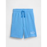 Gap Erkek Çocuk Açık Mavi Kids Relaxed Gap Logo Pull-On Şortlar - 10 Yaş