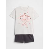 Gap Erkek Çocuk Beyaz %100 Recycled Spor Pijama Takımı - 6