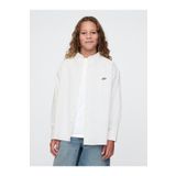 GAP Erkek Çocuk Beyaz Mini Logo Oxford Gömlek