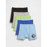 Gap Erkek Çocuk Çok Renkli Star Wars Organik Pamuk Boxer (5'li) - 12 Yaş