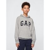 Gap Erkek Çocuk Gri Gap Logo Relaxed Havlu Kumaş Sweatshirt - XS