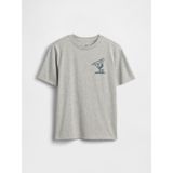 Gap Erkek Çocuk Gri Grafik Baskılı T-Shirt - 12 Yaş