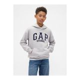 GAP Erkek Çocuk Gri Relaxed Istanbul Logo Sweatshirt