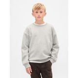 Gap Erkek Çocuk Gri Vintagesoft Relaxed Bisiklet Yaka Sweatshirt - M