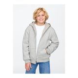 GAP Erkek Çocuk Gri VintageSoft Sherpa Fermuarlı Sweatshirt