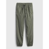 Gap Erkek Çocuk Haki Everyday Washwell™ Jogger Pantolon - Yeşil - 2XL