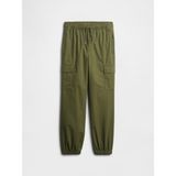Gap Erkek Çocuk Haki Twill Kargo Jogger Pantolon - Yeşil