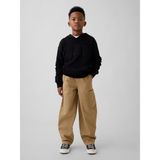 Gap Erkek Çocuk Kahverengi Brushed Easy Kargo Baggy Pantolon - 12 Yaş