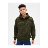 GAP Erkek Çocuk Kamuflaj Relaxed Kamuflaj Sweatshirt