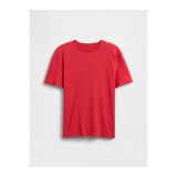 GAP Erkek Çocuk Kırmızı Everyday Soft Relaxed Bisiklet Yaka T-Shirt