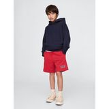 Gap Erkek Çocuk Kırmızı Gap Logo Havlu Kumaş Şort - XL
