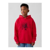GAP Erkek Çocuk Kırmızı Marvel VintageSoft Sweatshirt
