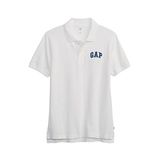 GAP Erkek Çocuk Kısa Kollu Logo Polo Tişört, Optik Beyaz, XXL