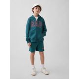 Gap Erkek Çocuk Koyu Yeşil Relaxed Gap Logo Fransız Havlu Kumaş Pull-On Şort - 10 Yaş