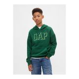GAP Erkek Çocuk Koyu Yeşil Relaxed Logo Sweatshirt