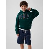 Gap Erkek Çocuk Koyu Yeşil Vintagesoft Relaxed Brannan Bear Logo Sweatshirt - 6 - 7 Yaş