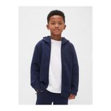 GAP Erkek Çocuk Lacivert GapFit Tech Hızlı Kuruyan Fermuarlı Sweatshirt