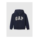 GAP Erkek Çocuk Lacivert Logo Kapüşonlu Sweatshirt