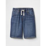 Gap Erkek Çocuk Lacivert Pull-On Sweatpant Jean Şort - XS