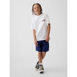 Gap Erkek Çocuk Lacivert Relaxed Easy Bermuda Şort - 8 Yaş