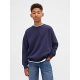 Gap Erkek Çocuk Lacivert Vintagesoft Relaxed Bisiklet Yaka Sweatshirt - XS