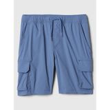 Gap Erkek Çocuk Mavi Hybrid Pull-On Kargo Şort - XS