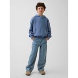Gap Erkek Çocuk Mavi Kids Baggy Çizgili Iki Dikişli Carpenter Jean Pantolon - 8 Yaş